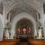 L’intérieur de l’église de St-Aubin